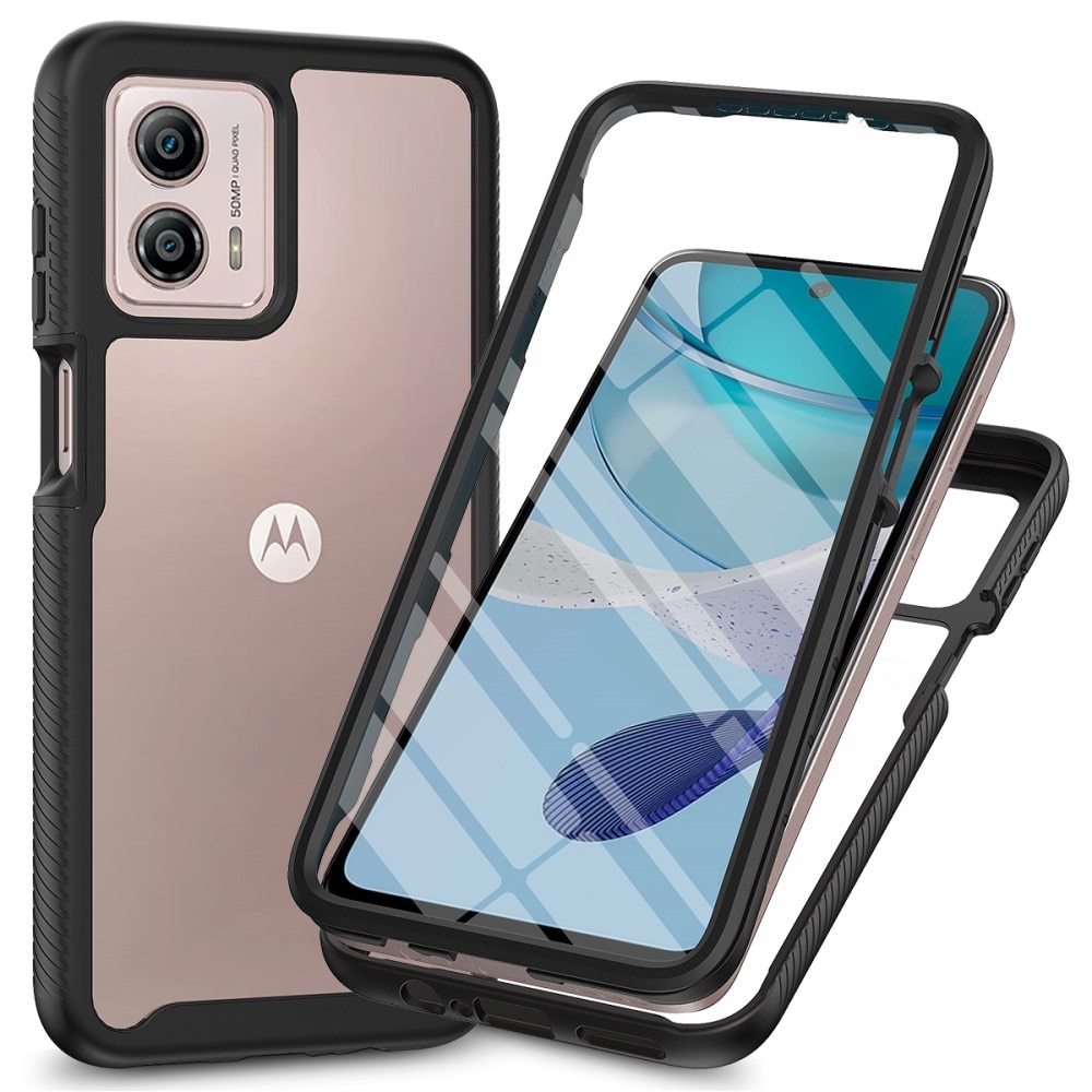 Full Protection Case Motorola Moto G53 musta