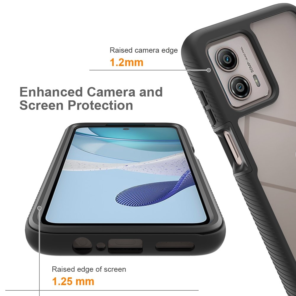 Full Protection Case Motorola Moto G53 Musta