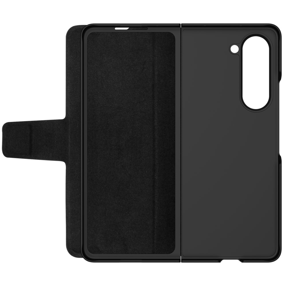 Leather Case with Pen Slot Samsung Galaxy Z Fold 5 ruskea