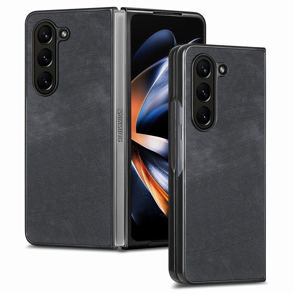 Samsung Galaxy Z Fold 5 Nahkakotelo musta