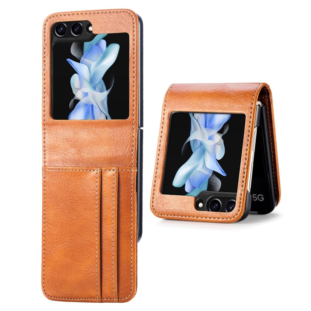 Suojakotelo Samsung Galaxy Z Flip 5 cognac