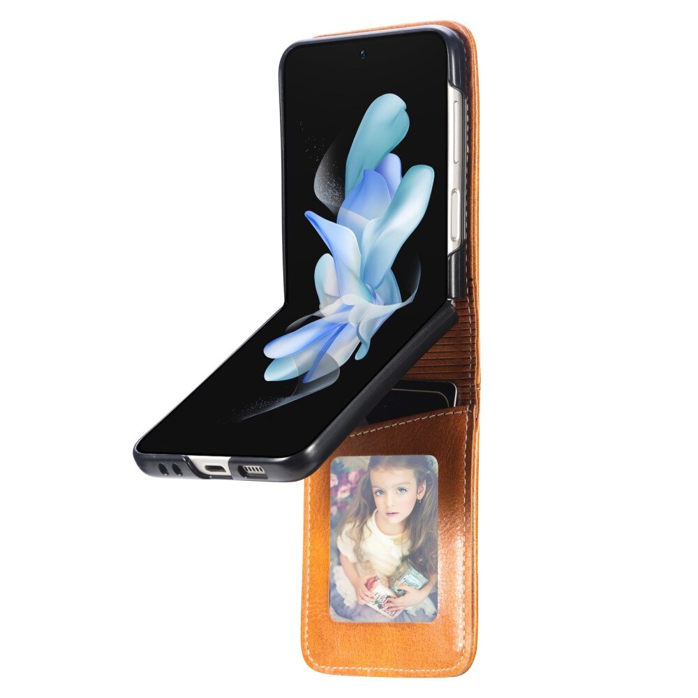 Suojakotelo Samsung Galaxy Z Flip 5 cognac