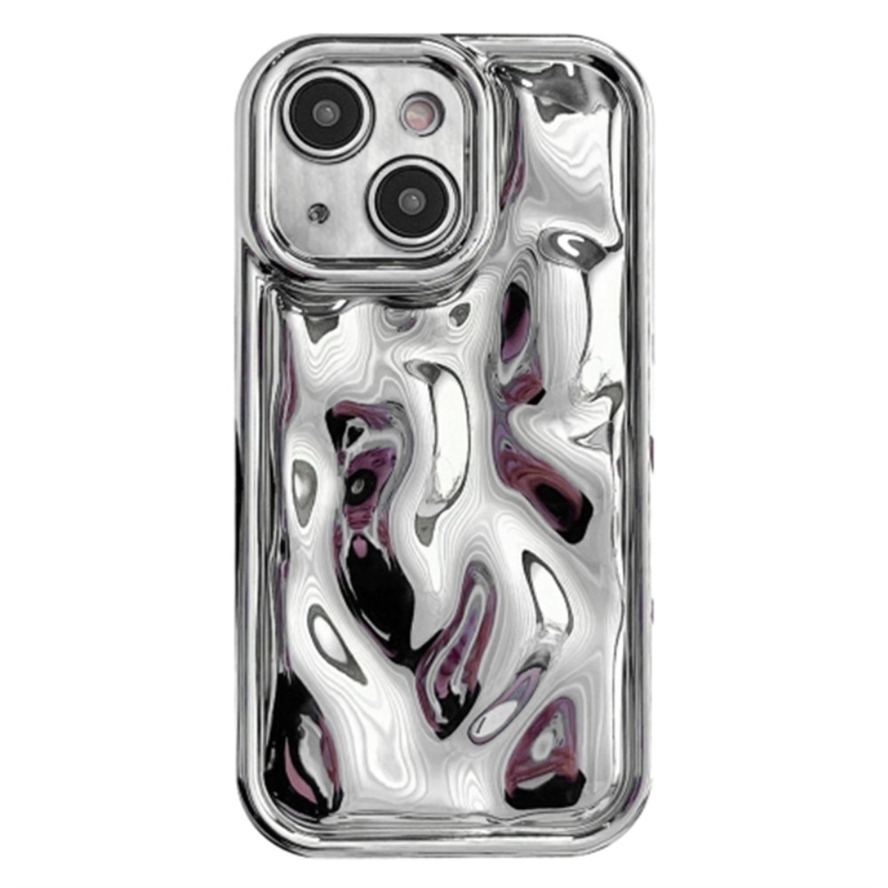 Wavy Kuori TPU iPhone 14 hopea