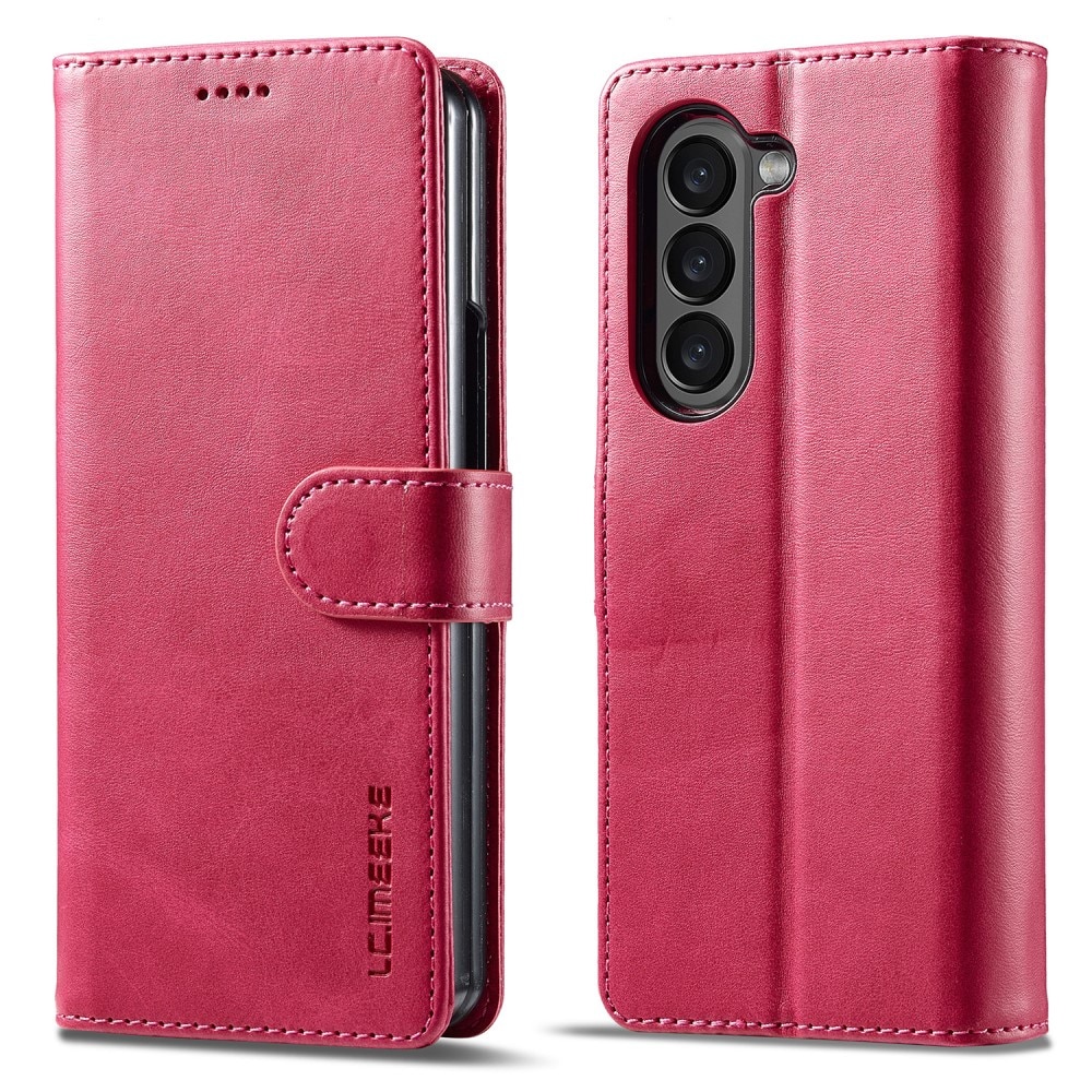 Lompakkokotelot Samsung Galaxy Z Fold 5 vaaleanpunainen