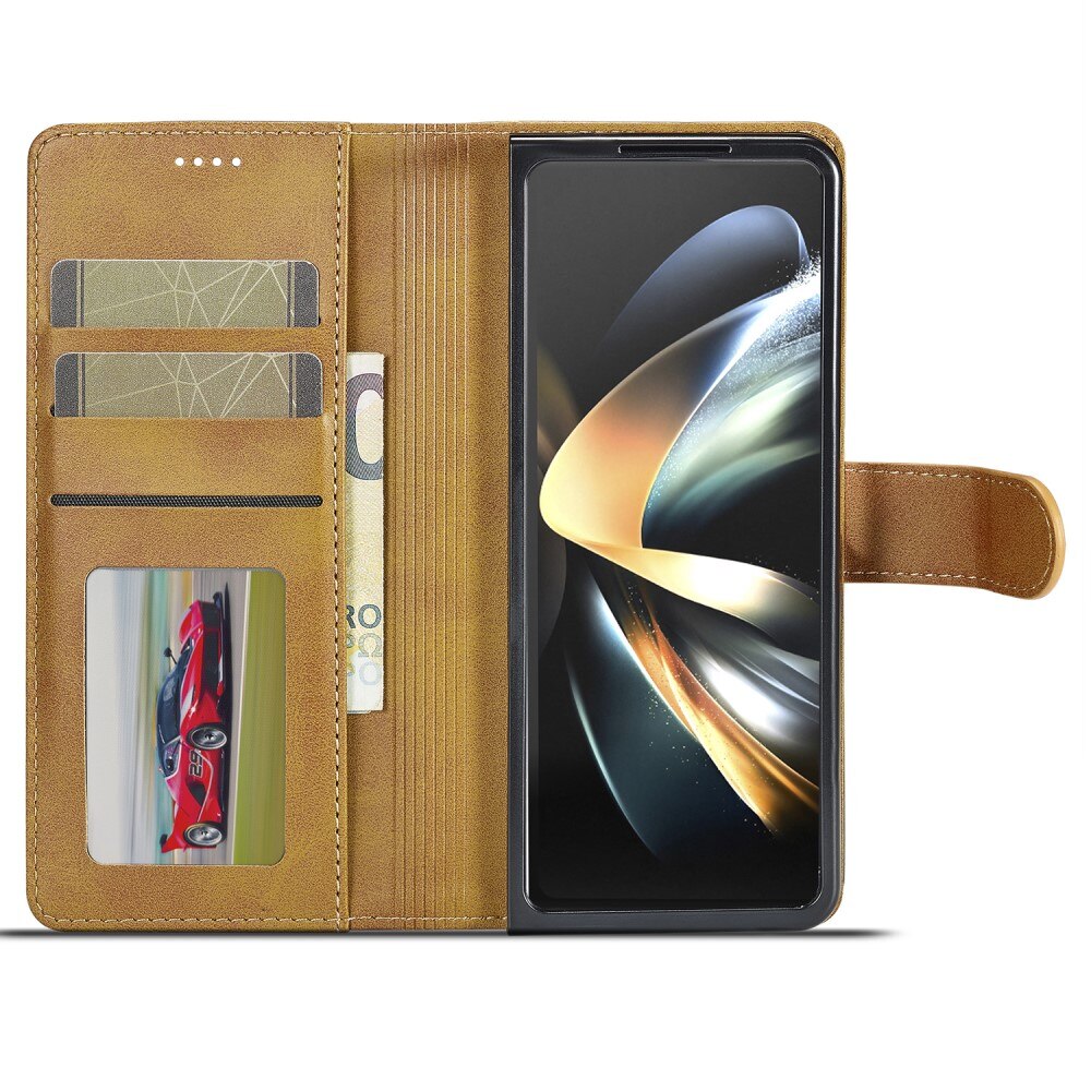 Lompakkokotelot Samsung Galaxy Z Fold 5 cognac