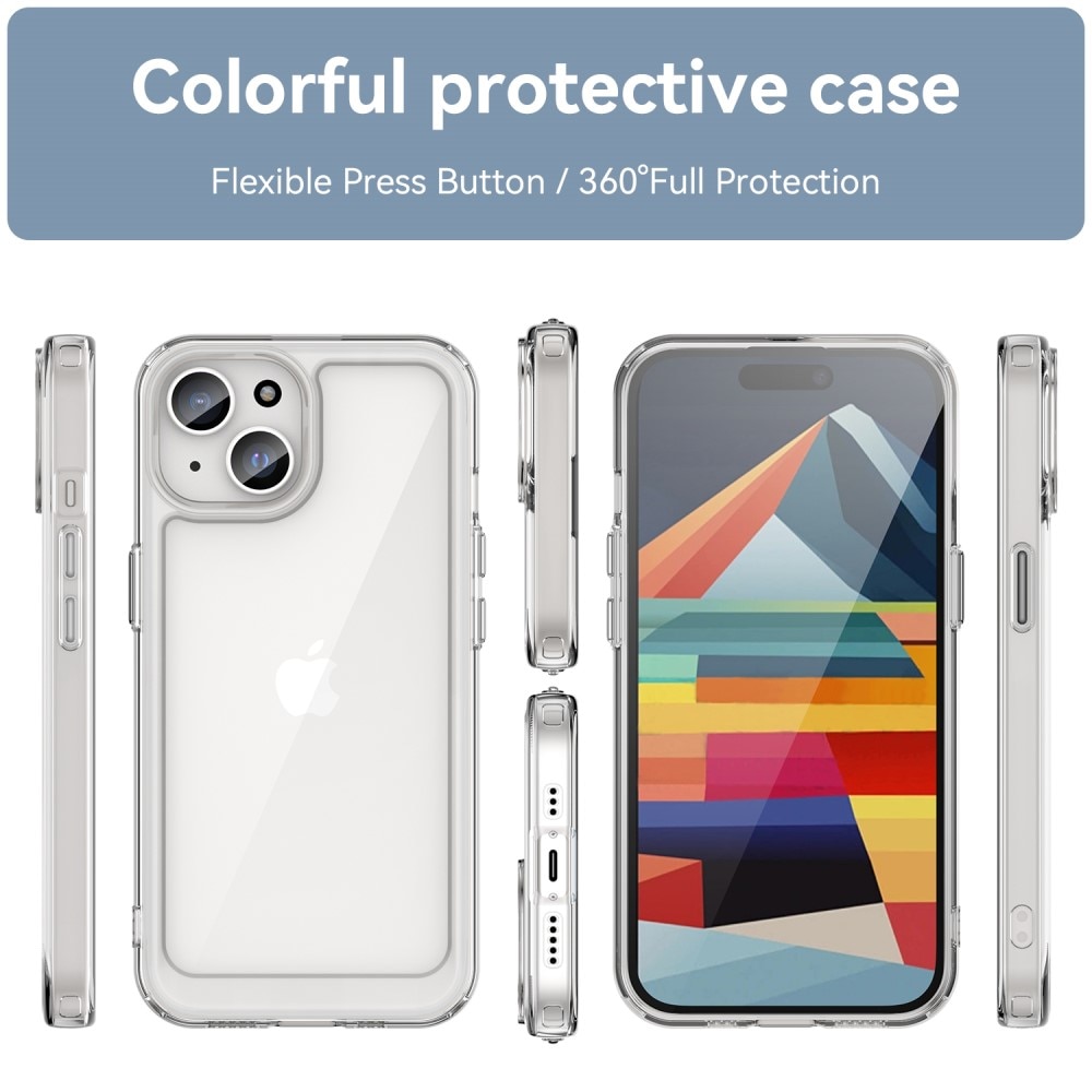Crystal Hybrid Case iPhone 15 Plus kirkas