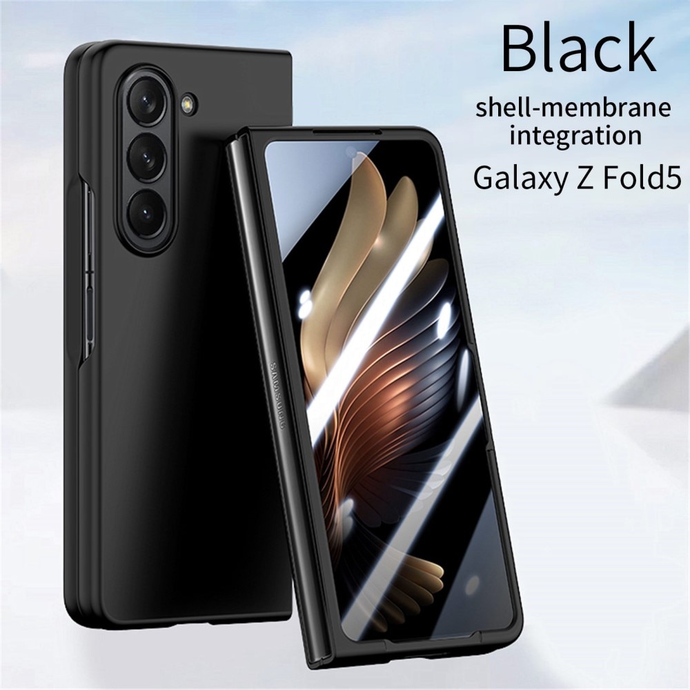 Hard Case with built-in screen protector Samsung Galaxy Z Fold 5 musta