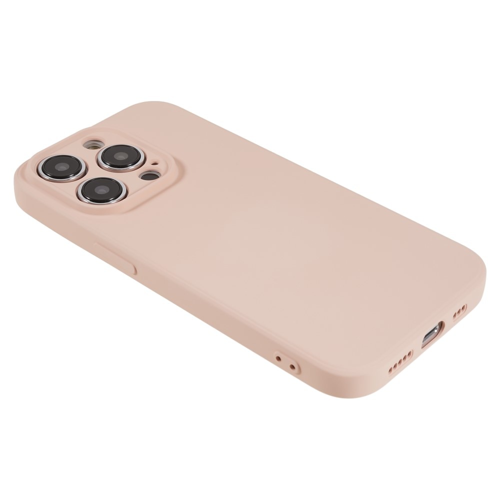Iskunkestävä Kuori TPU iPhone 15 Pro Max vaaleanpunainen
