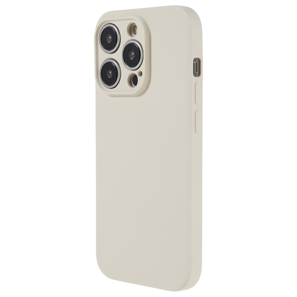 Iskunkestävä Kuori TPU iPhone 15 Pro Max beige