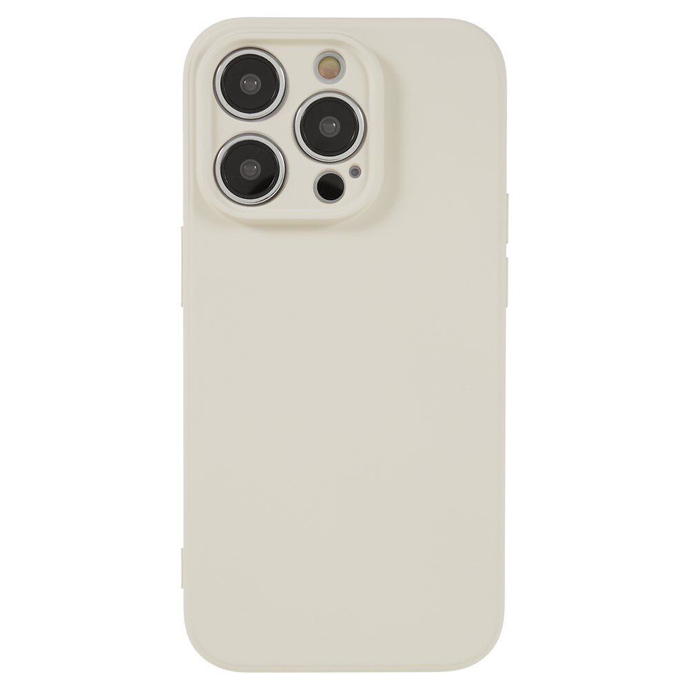 Iskunkestävä Kuori TPU iPhone 15 Pro Max beige