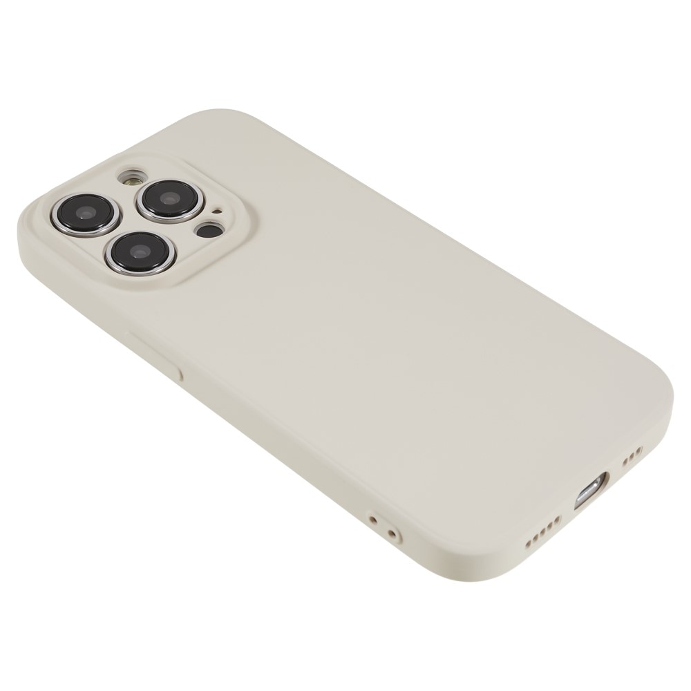 Iskunkestävä Kuori TPU iPhone 15 Pro Max beige