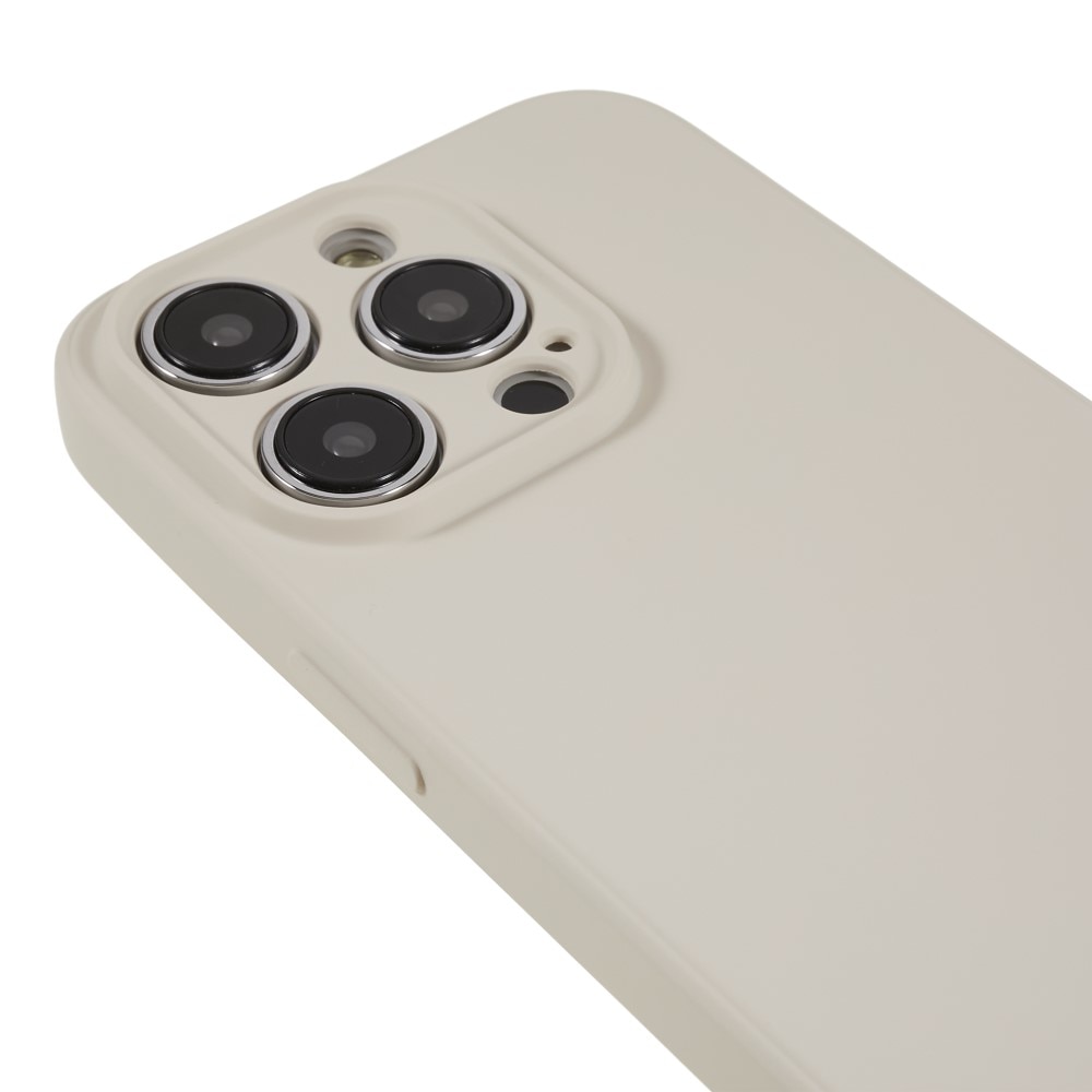 Iskunkestävä Kuori TPU iPhone 15 Pro Max beige