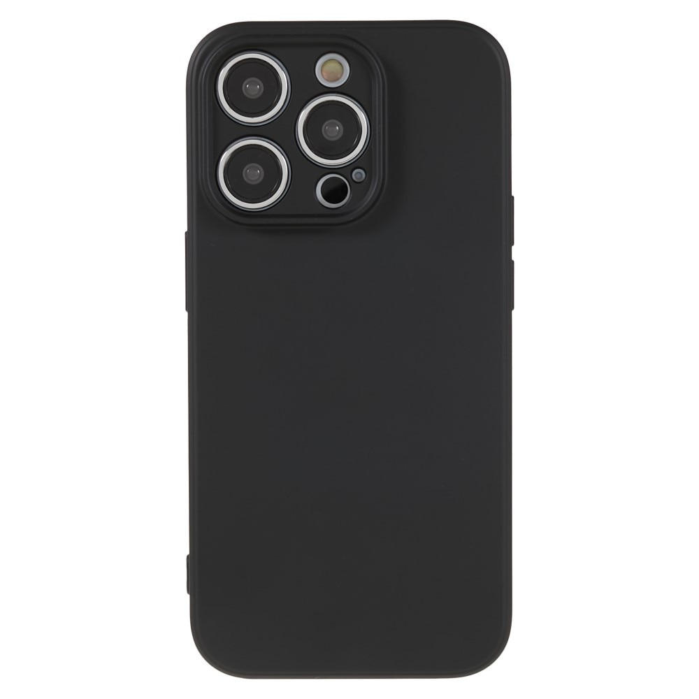 Iskunkestävä Kuori TPU iPhone 15 Pro Max musta