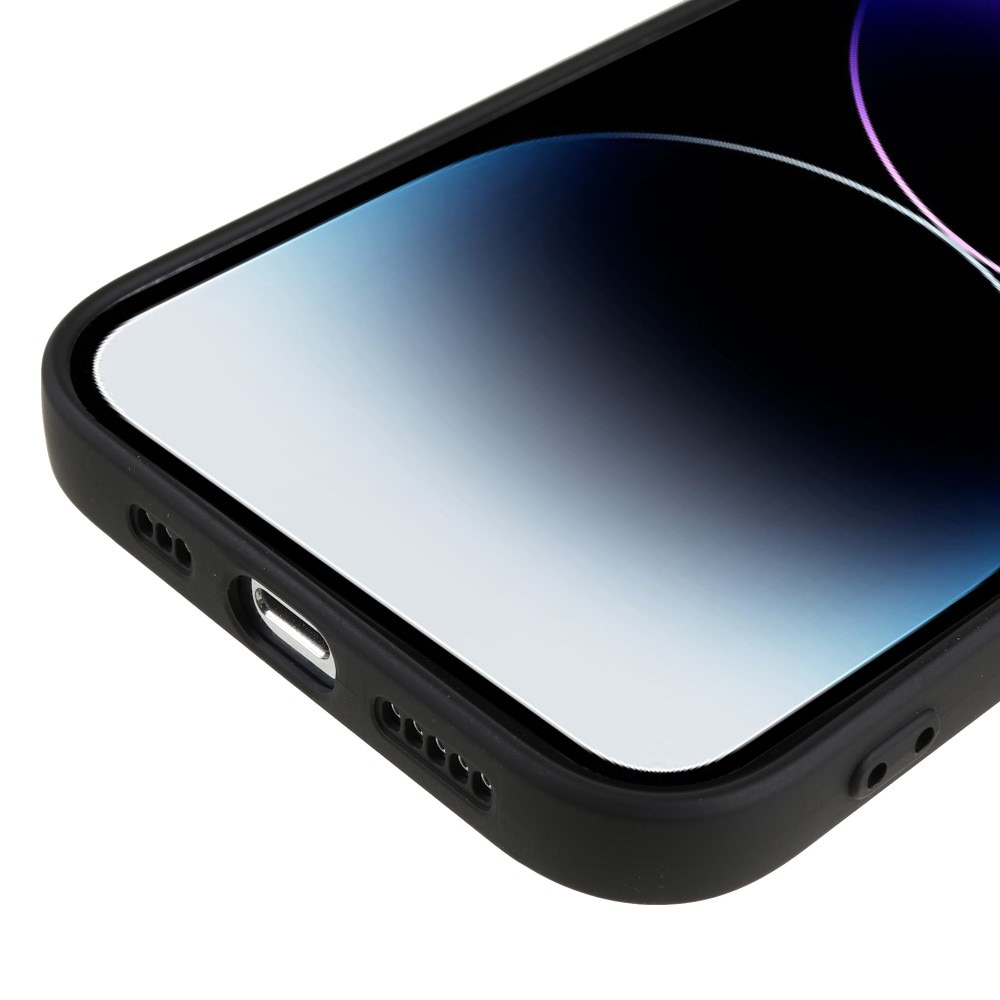 Iskunkestävä Kuori TPU iPhone 15 Pro Max musta