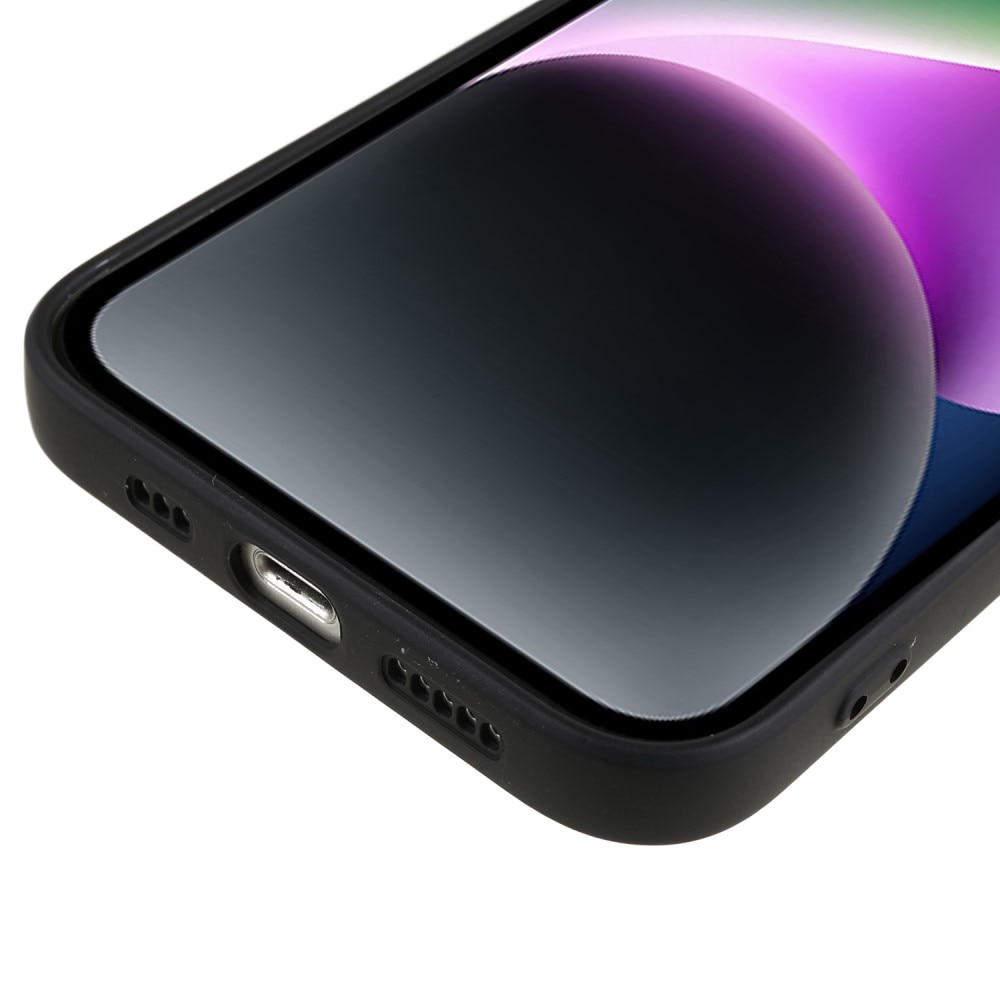 Iskunkestävä Kuori TPU iPhone 15 Plus Musta