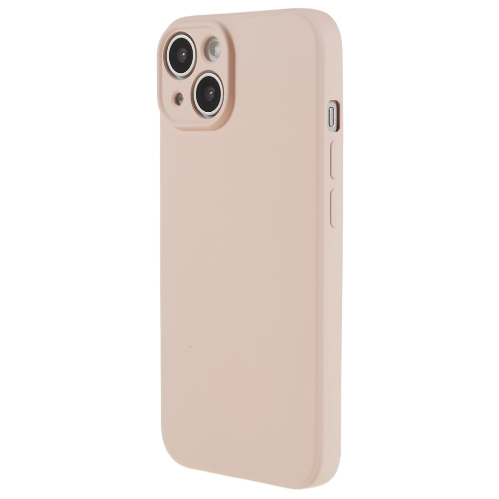 Iskunkestävä Kuori TPU iPhone 15 Plus vaaleanpunainen