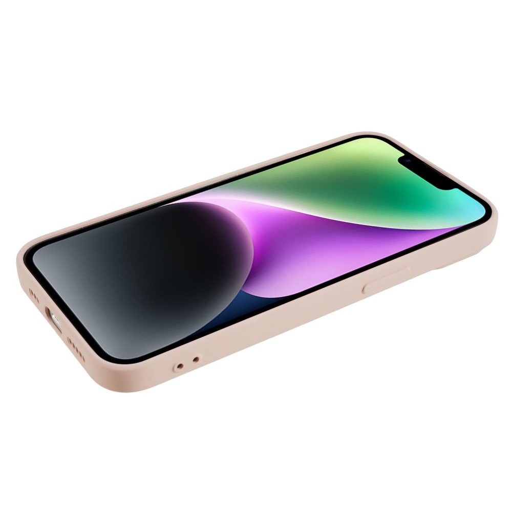 Iskunkestävä Kuori TPU Apple iPhone 15 Plus Vaaleanpunainen