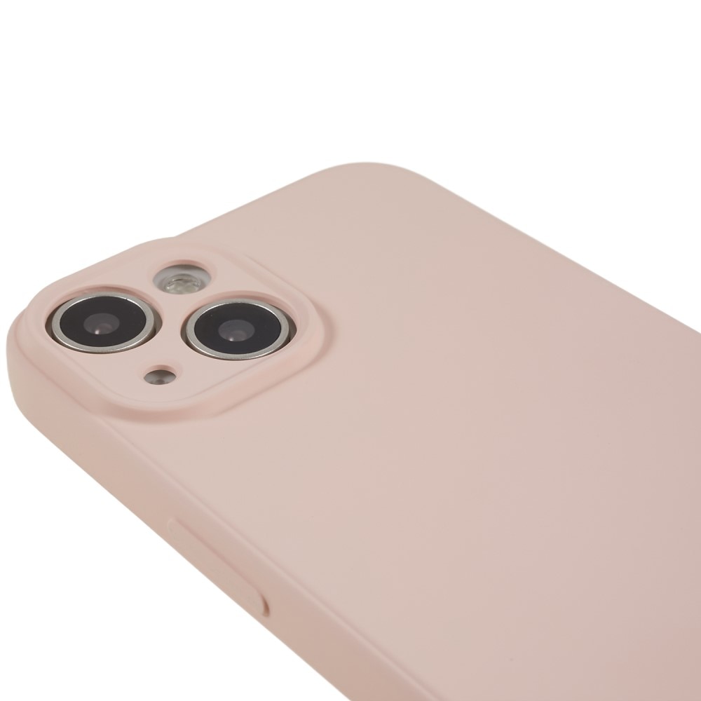 Iskunkestävä Kuori TPU iPhone 15 Plus vaaleanpunainen