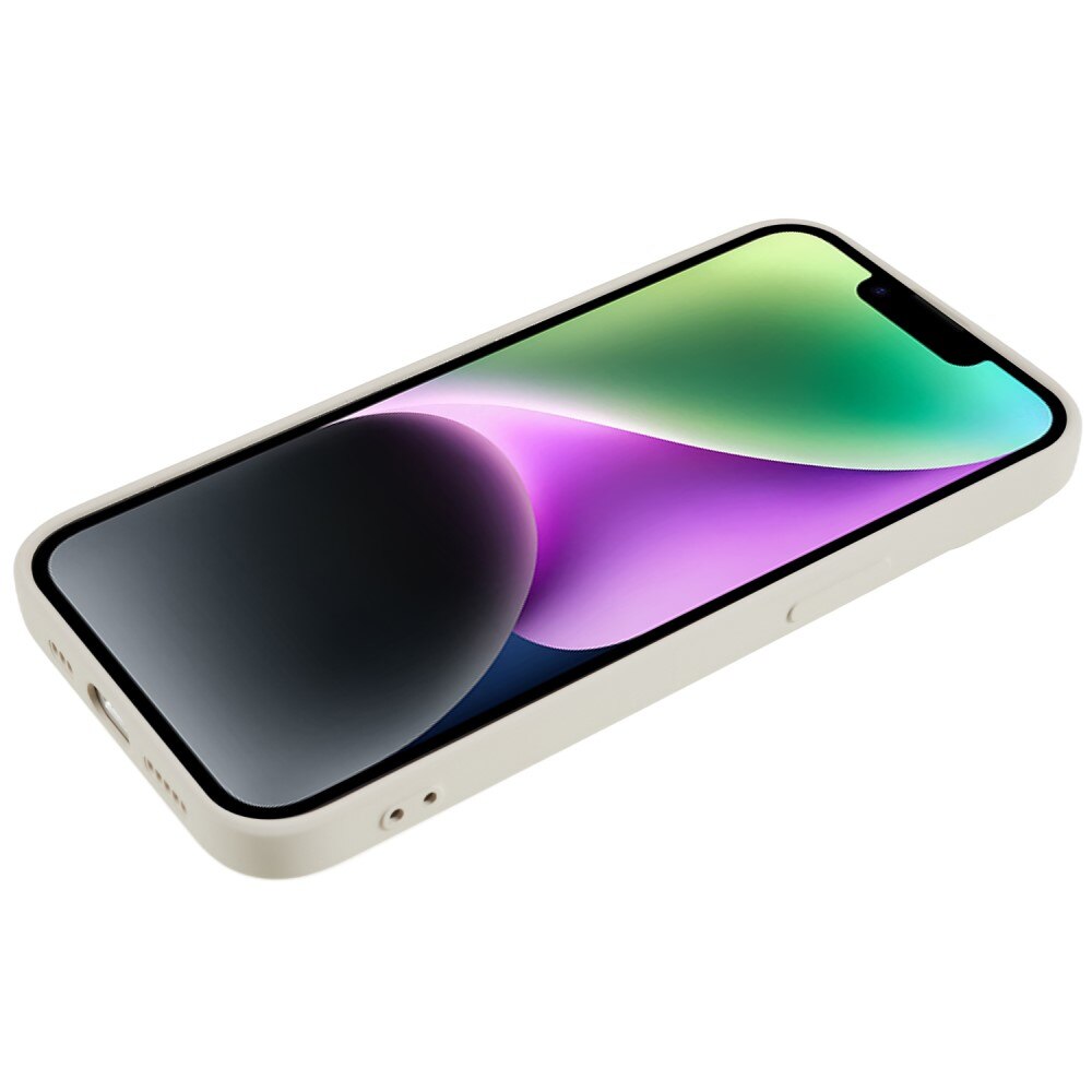 Iskunkestävä Kuori TPU iPhone 15 Plus Beige