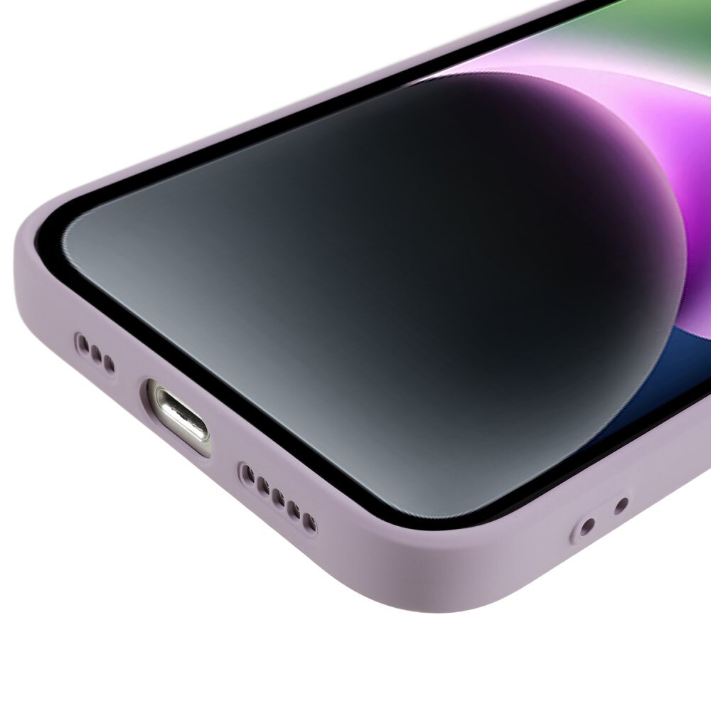 Iskunkestävä Kuori TPU iPhone 15 Plus Liila