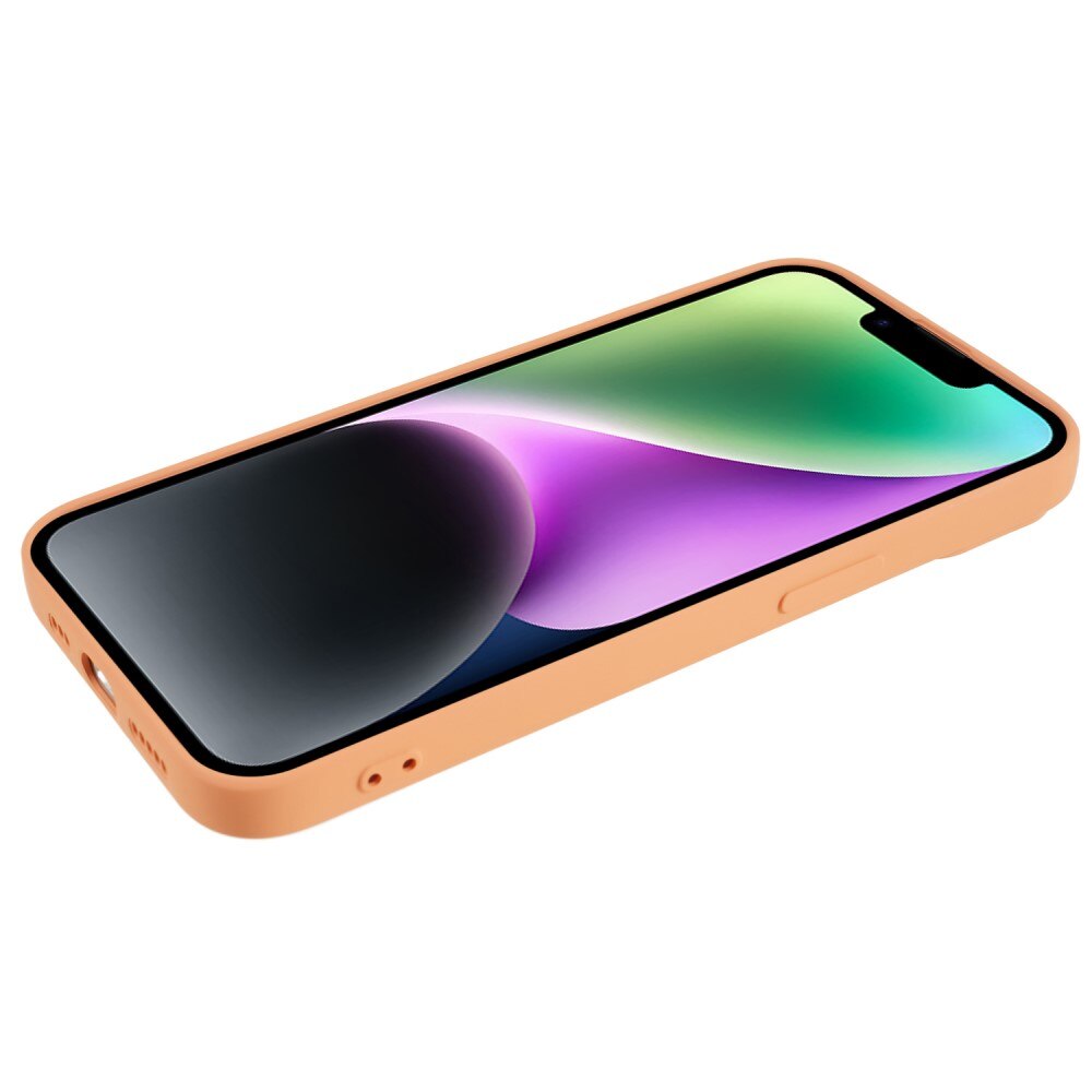 Iskunkestävä Kuori TPU iPhone 15 oranssi