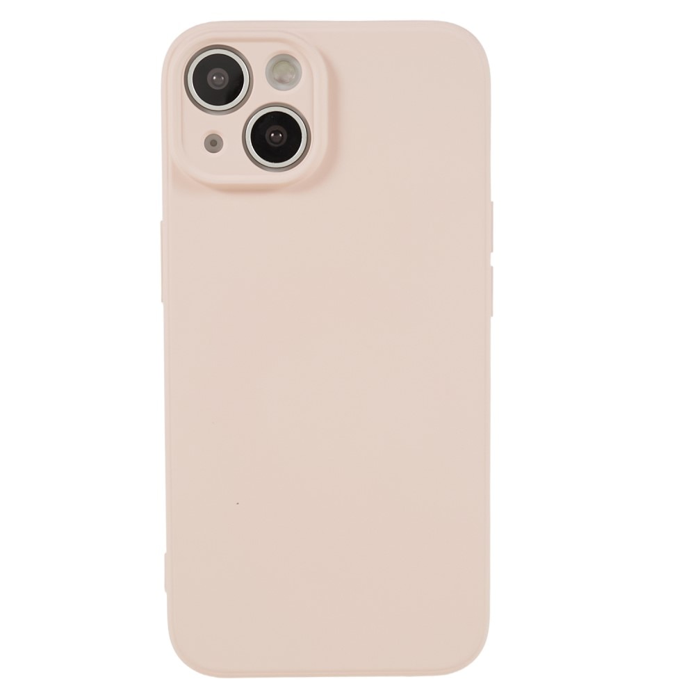 Iskunkestävä Kuori TPU iPhone 15 vaaleanpunainen