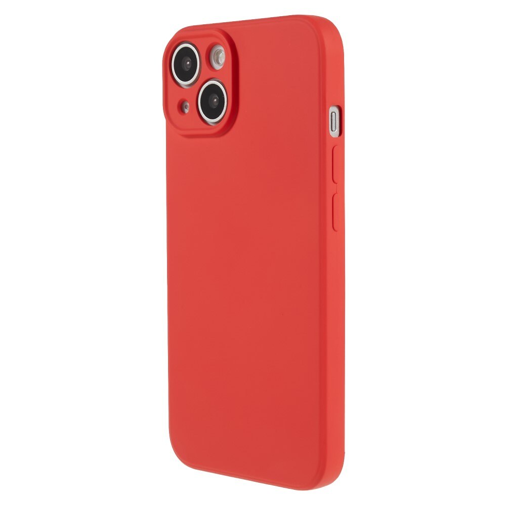 Iskunkestävä Kuori TPU iPhone 15 Punainen