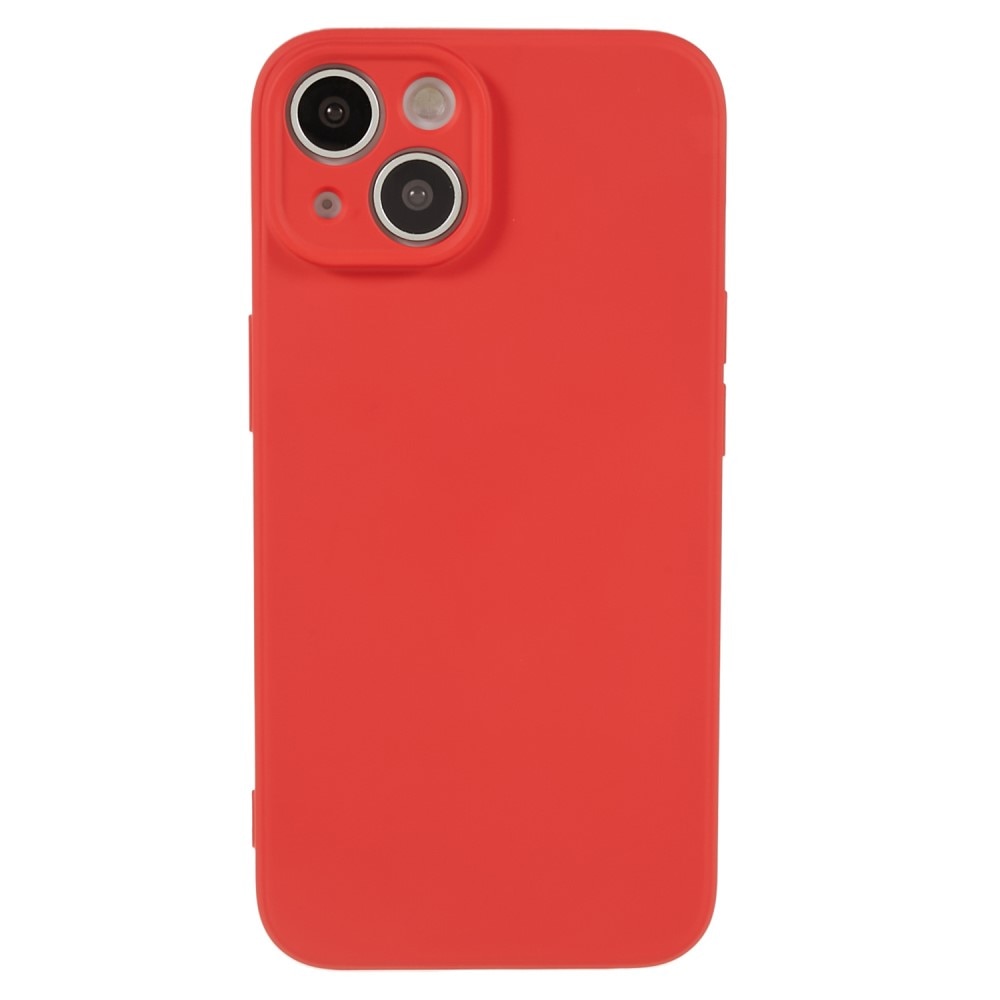 Iskunkestävä Kuori TPU iPhone 15 punainen