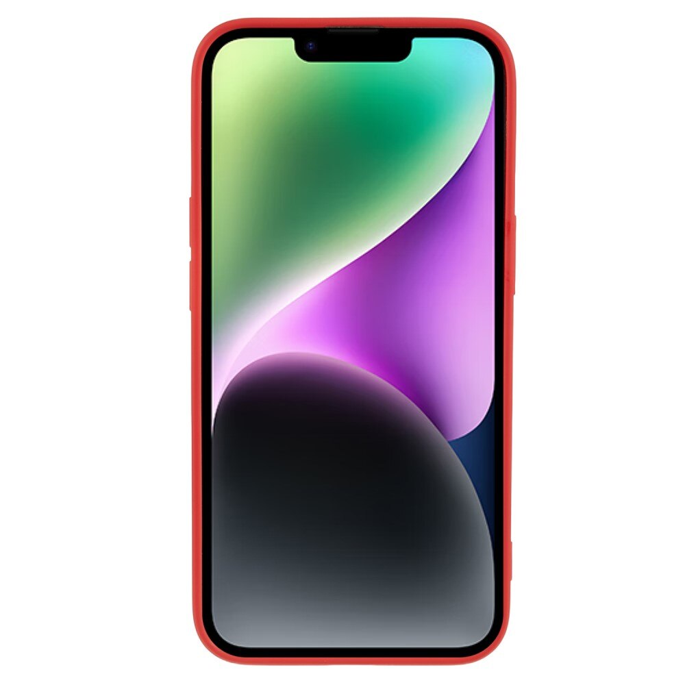 Iskunkestävä Kuori TPU iPhone 15 Punainen