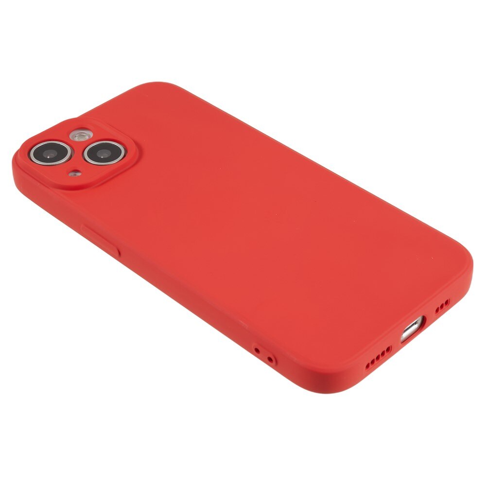 Iskunkestävä Kuori TPU iPhone 15 Punainen
