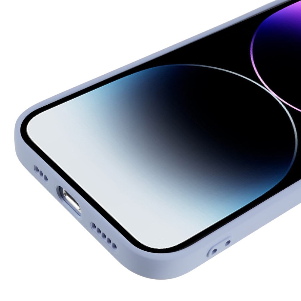 Iskunkestävä Kuori TPU iPhone 15 Pro Liila