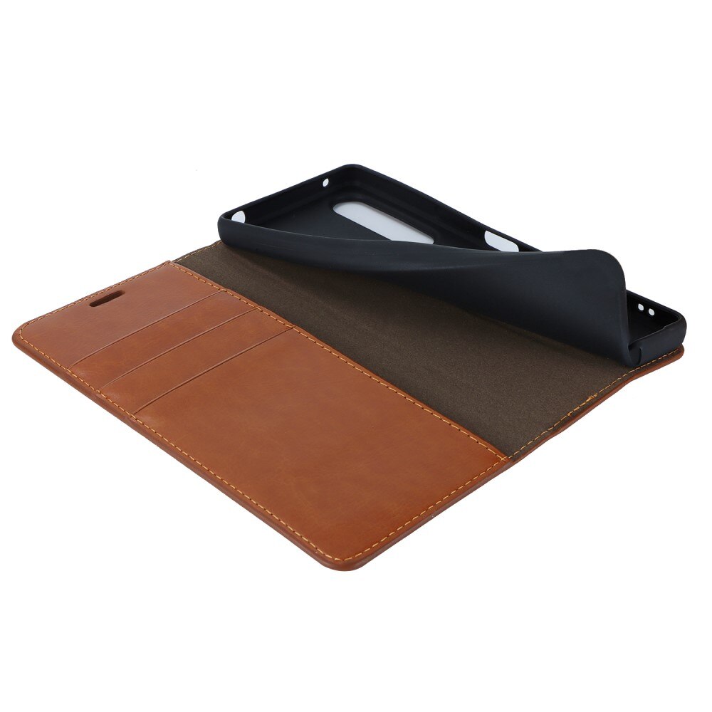 Suojakotelo Aito Nahka Sony Xperia 1 V Ruskea