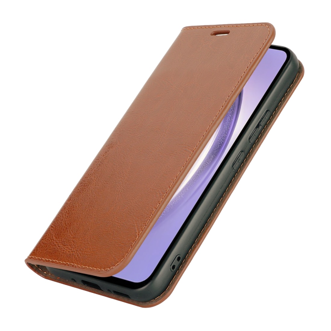Suojakotelo Aito Nahka Samsung Galaxy A54 Ruskea