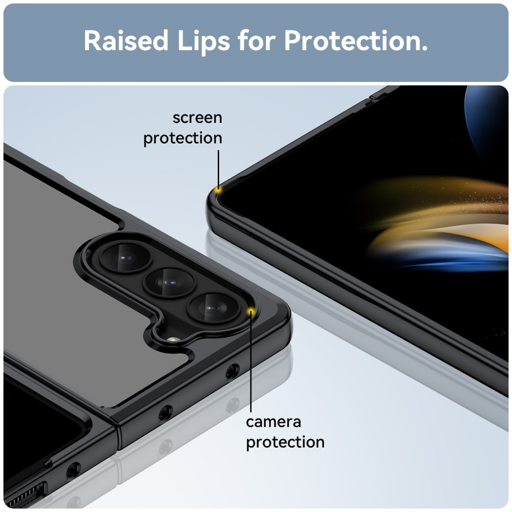 Crystal Hybrid Case Samsung Galaxy Z Fold 5 musta