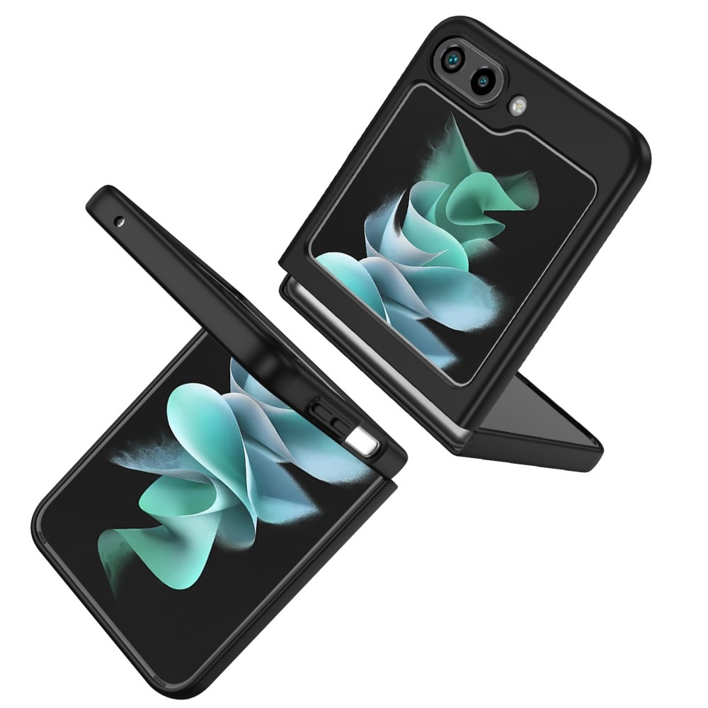 Samsung Galaxy Z Flip 5 Kuori magneettinen rengaspidikkeellä musta
