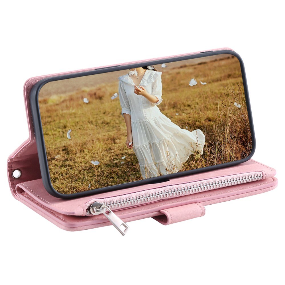 Lompakkolaukku iPhone 15 Plus Quilted Musta