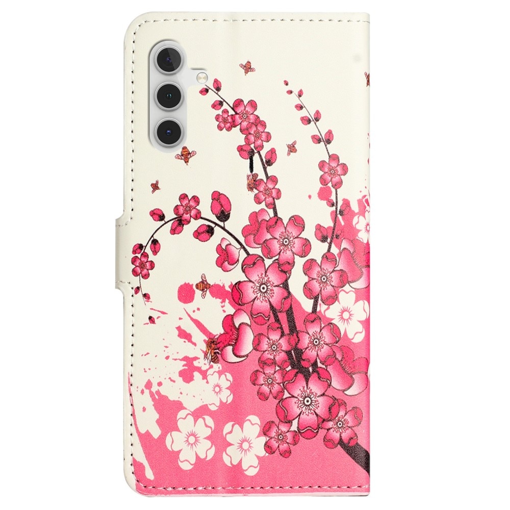 Samsung Galaxy S23 FE Lompakkokotelo kirsikankukka