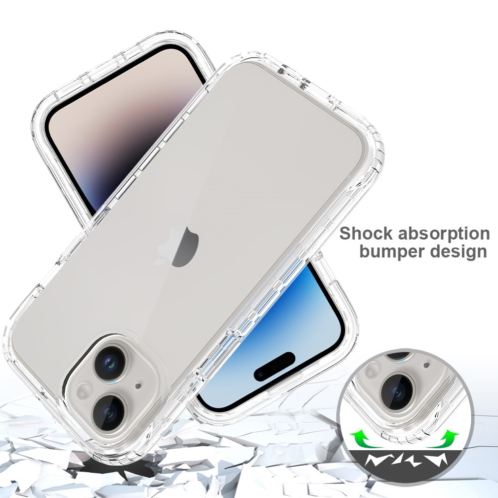 Full Protection Case iPhone 15 kirkas