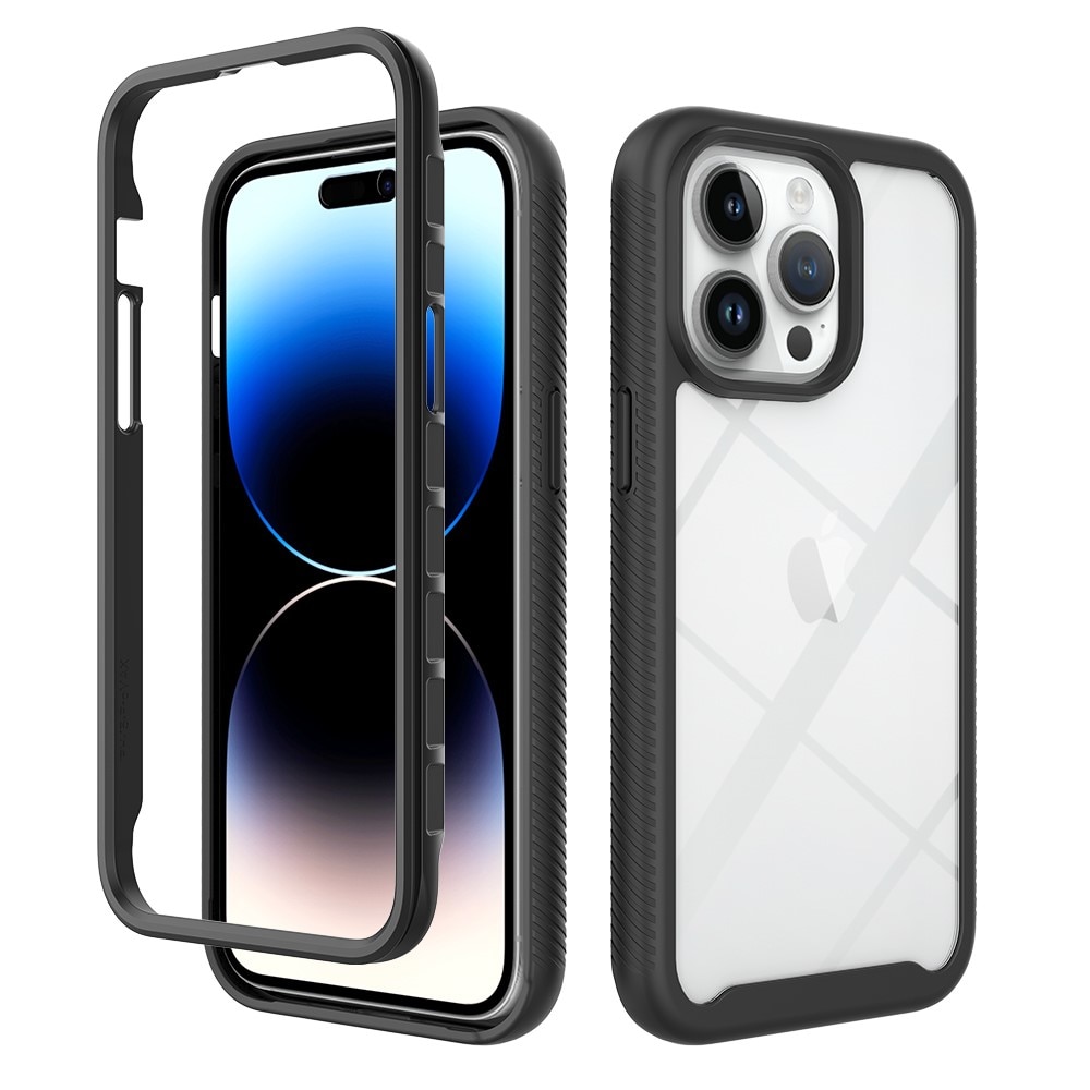Full Cover Kuori iPhone 15 Pro Max Musta