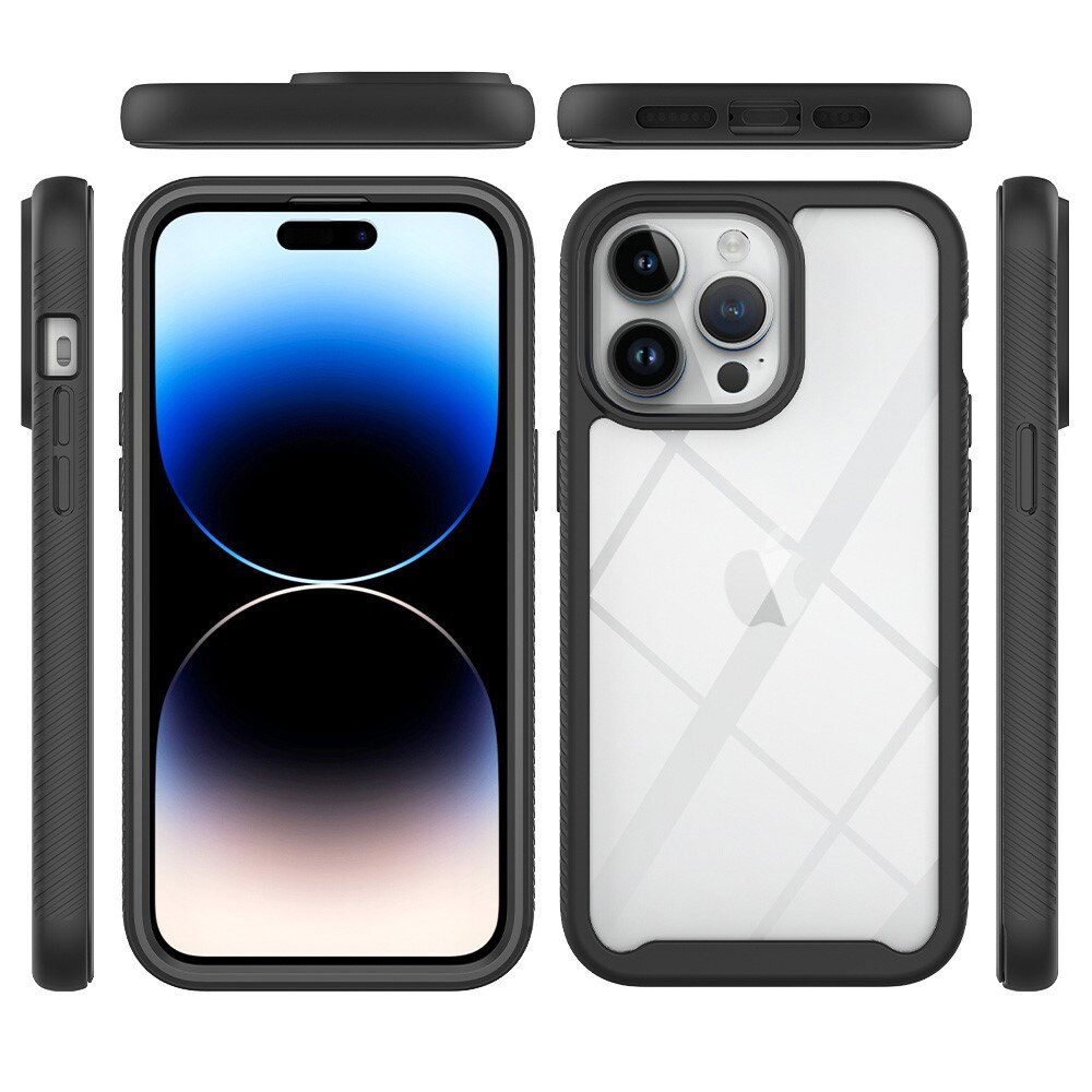Full Cover Kuori iPhone 15 Pro Max Musta