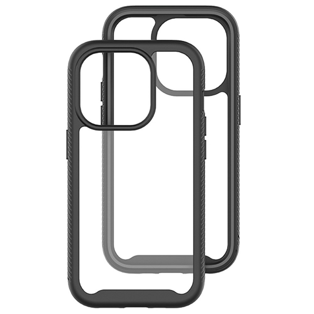 Full Cover Kuori iPhone 15 Pro Musta