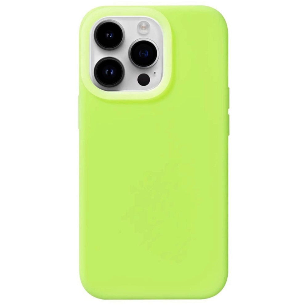Silikonikuori Jelly iPhone 15 Pro vihreä
