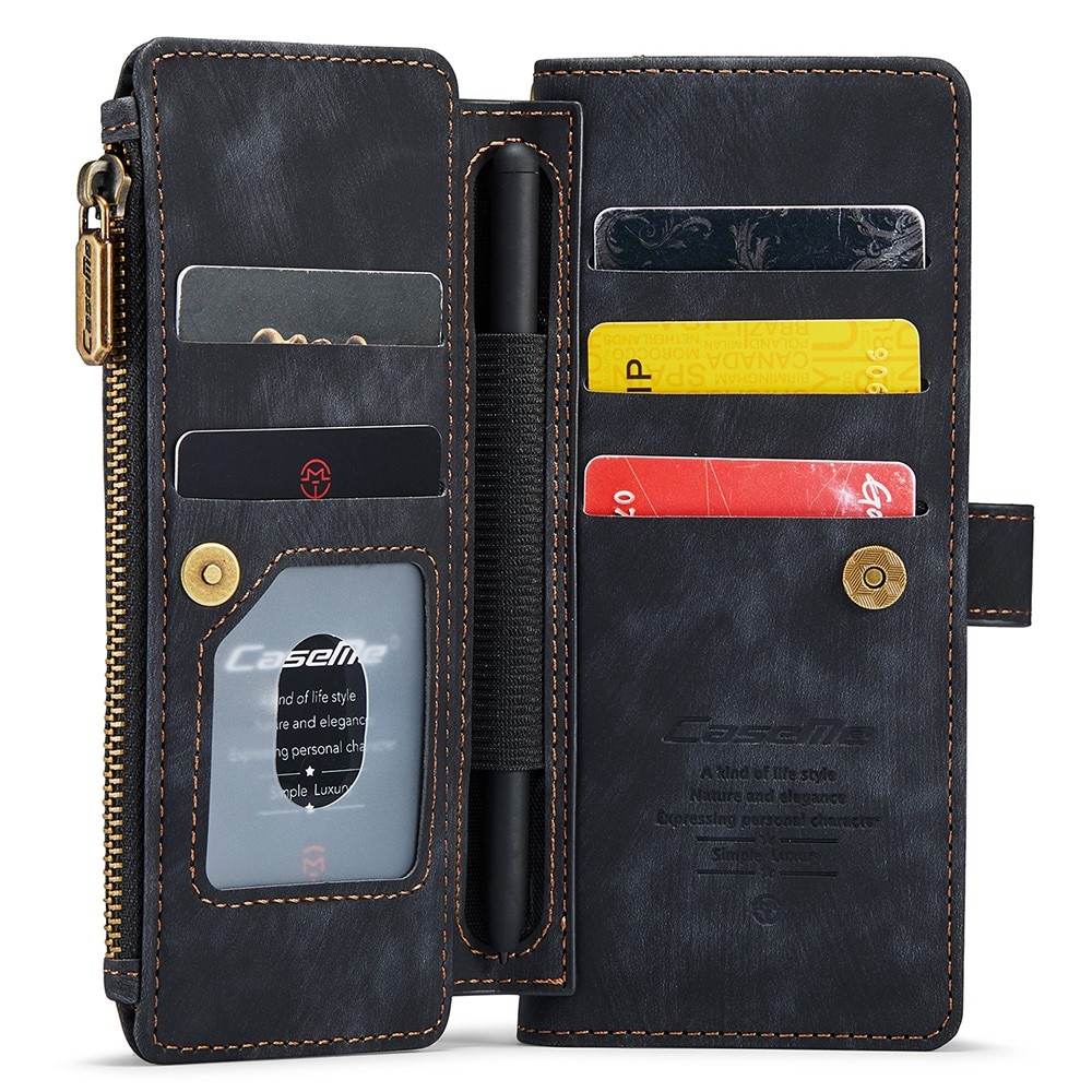 Zipper Wallet Samsung Galaxy Z Fold 5 musta
