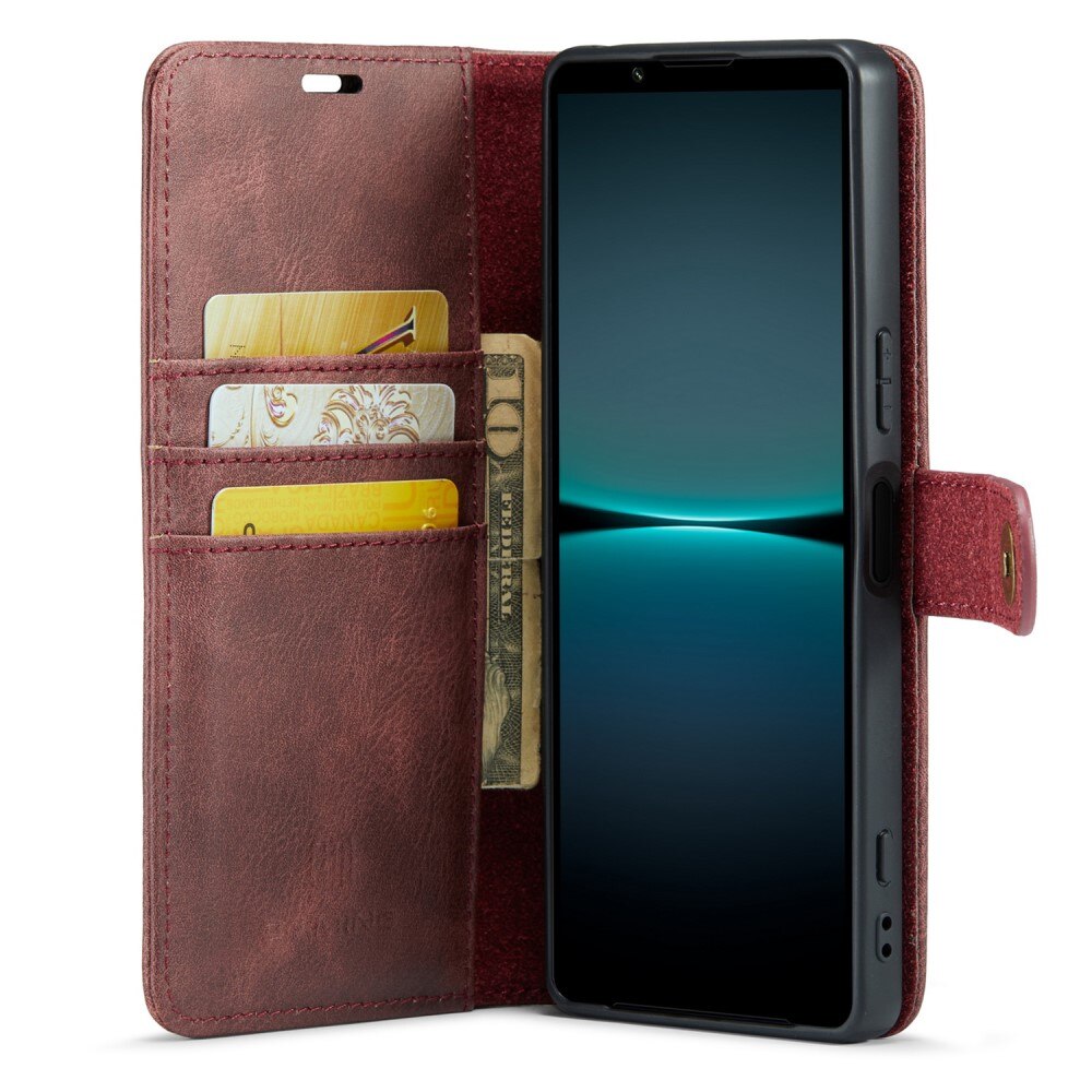 Magnet Wallet Sony Xperia 1 V Punainen
