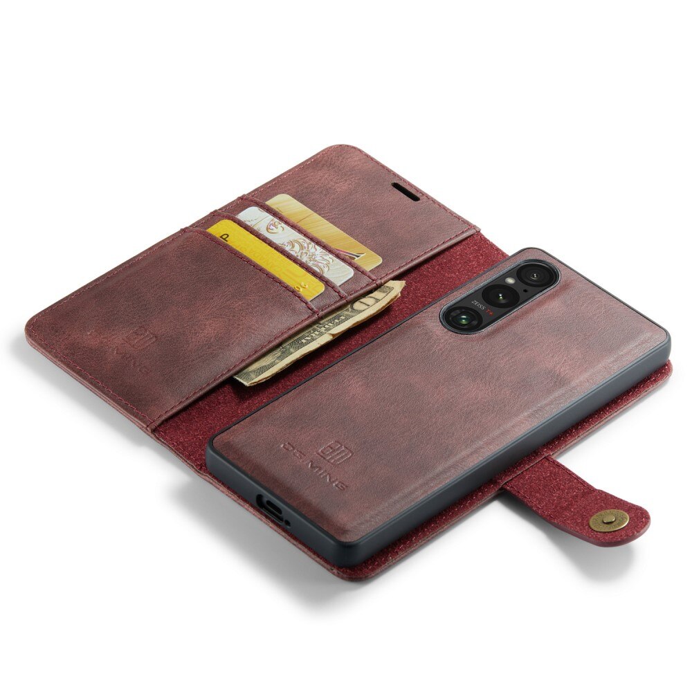 Magnet Wallet Sony Xperia 1 V Punainen