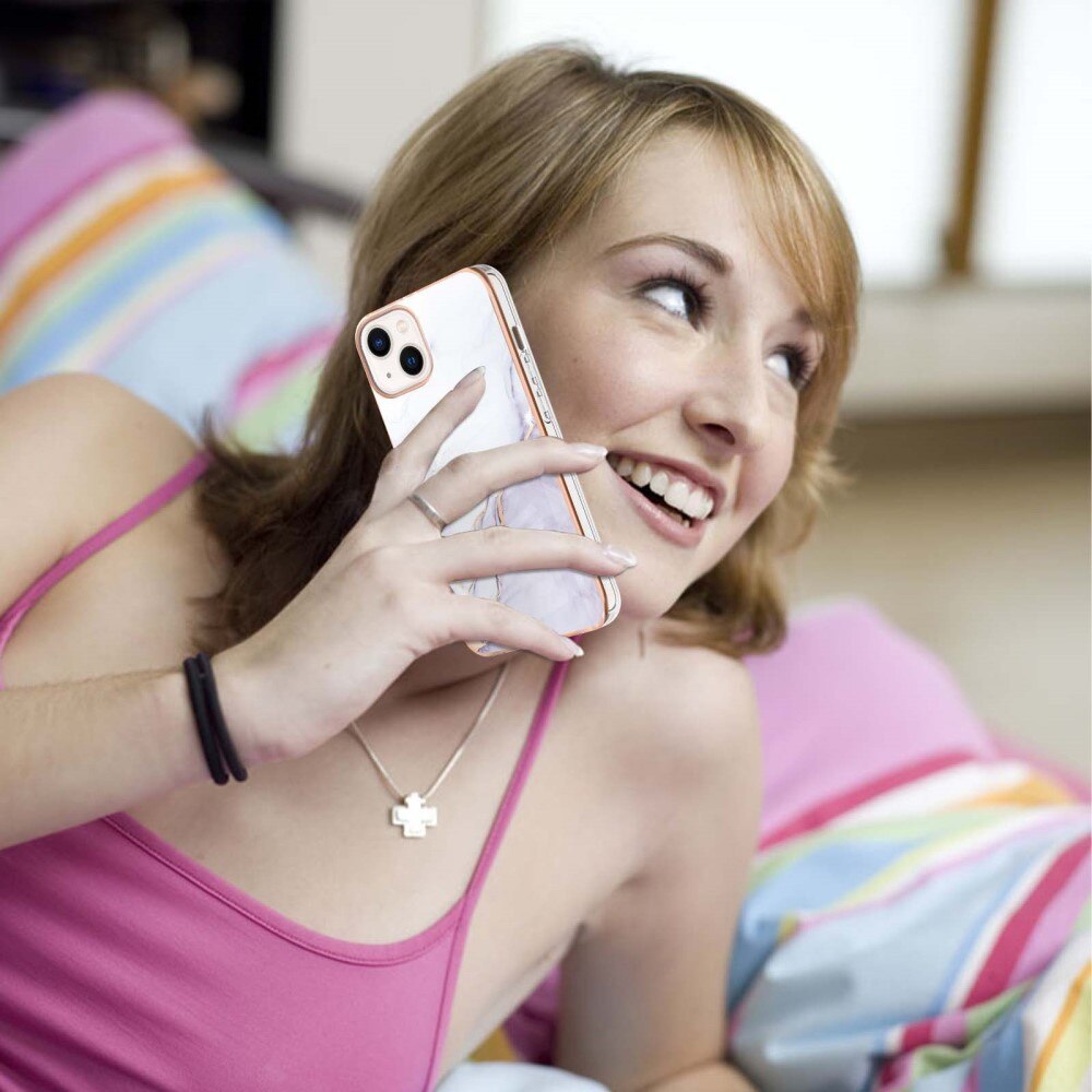 TPU suojakuori iPhone 15 Plus Monivärinen/kuvioitu