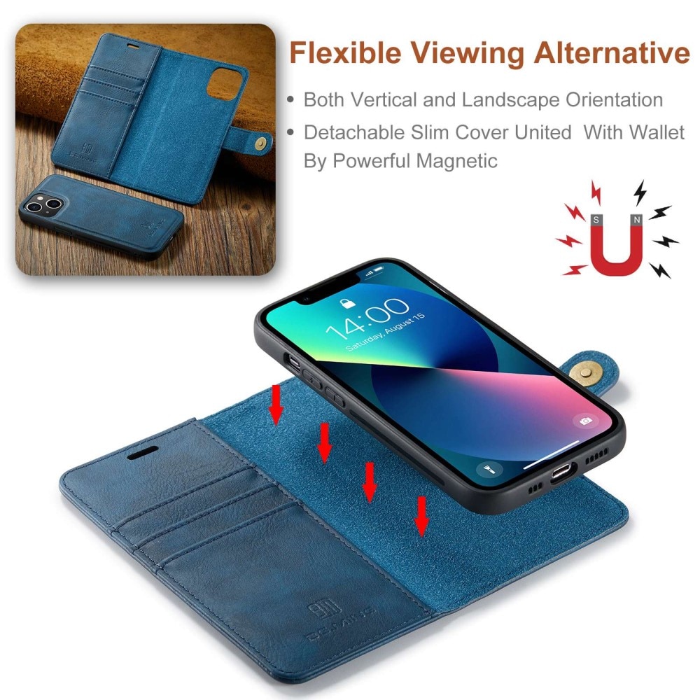 Magnet Wallet iPhone 15 Blue