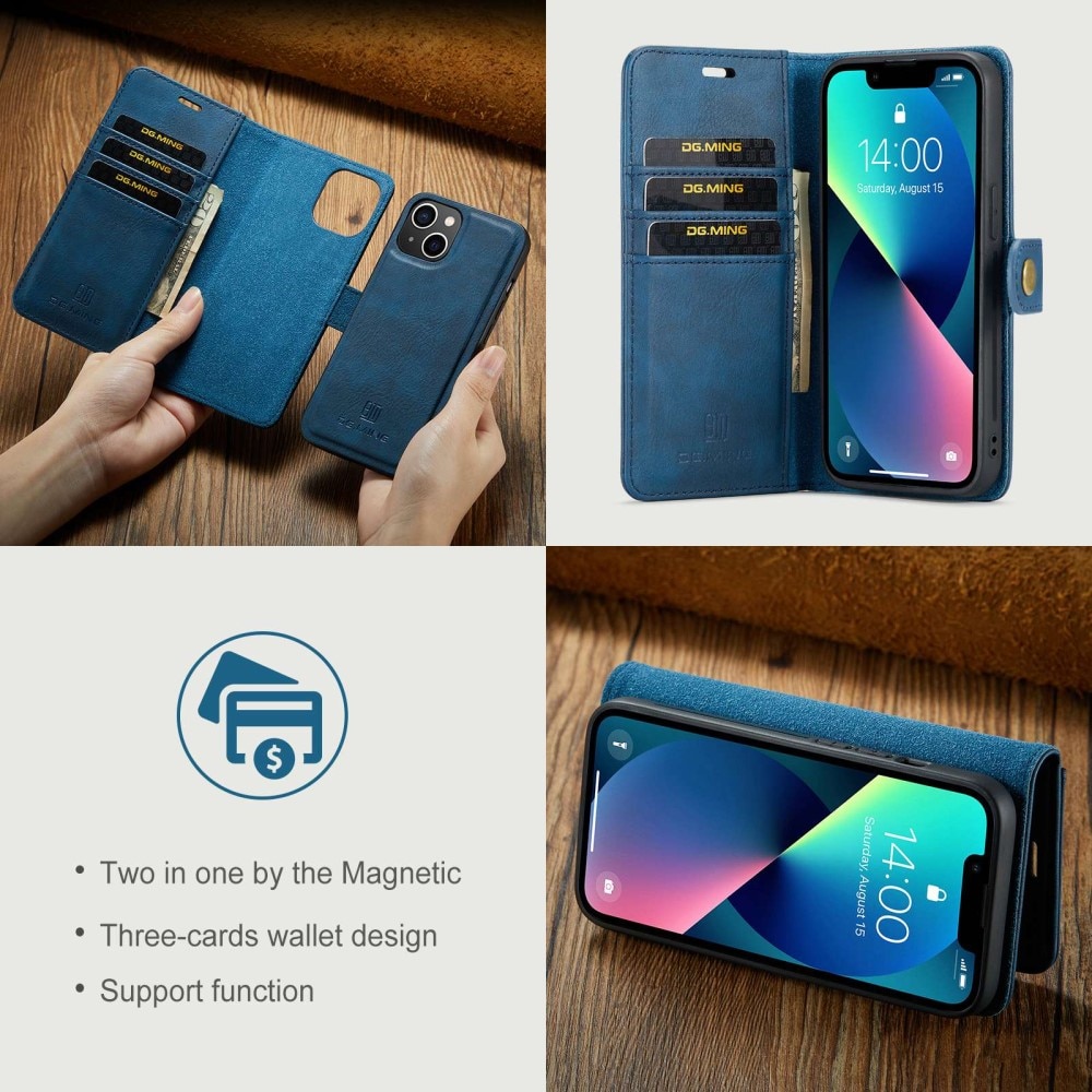 Magnet Wallet iPhone 15 Blue