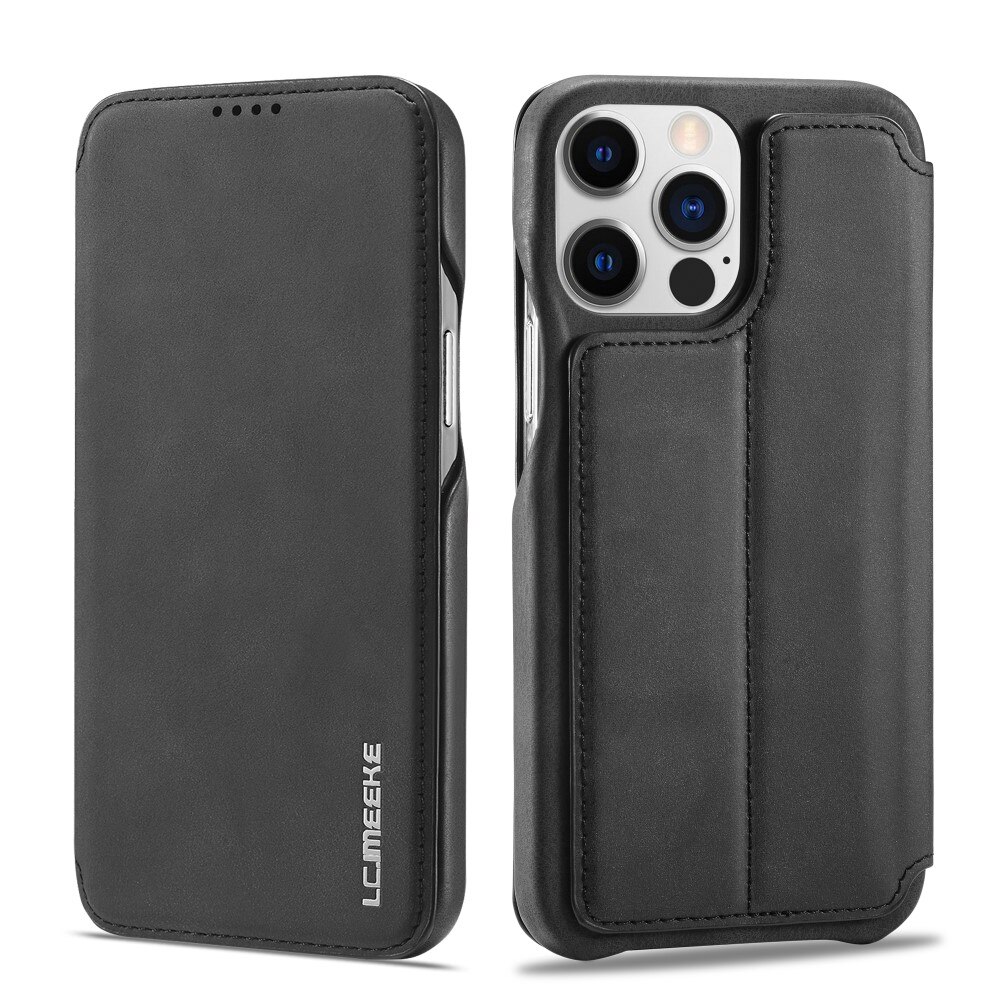 Slim Lompakkokotelot iPhone 15 Pro Max musta