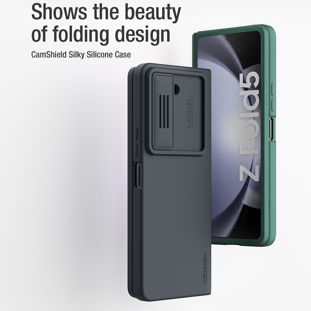 Soft CamShield Kuori Samsung Galaxy Z Fold 5 musta